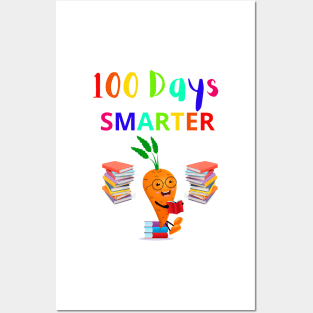 100 Days Smarter, Happy 100 Days Of School Posters and Art